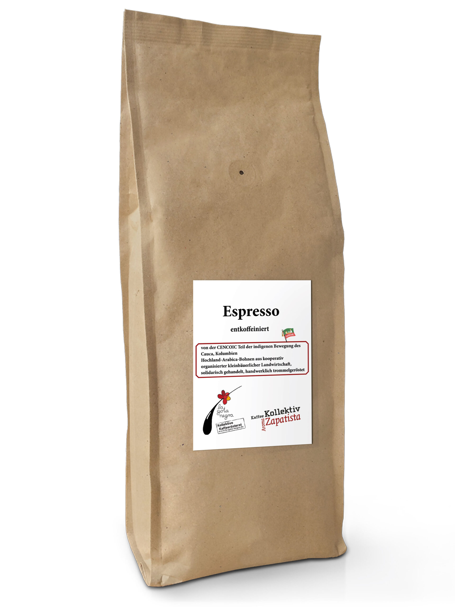 entkoffeinierter Espresso from Kollektive Kaffeerösterei La gota negra
