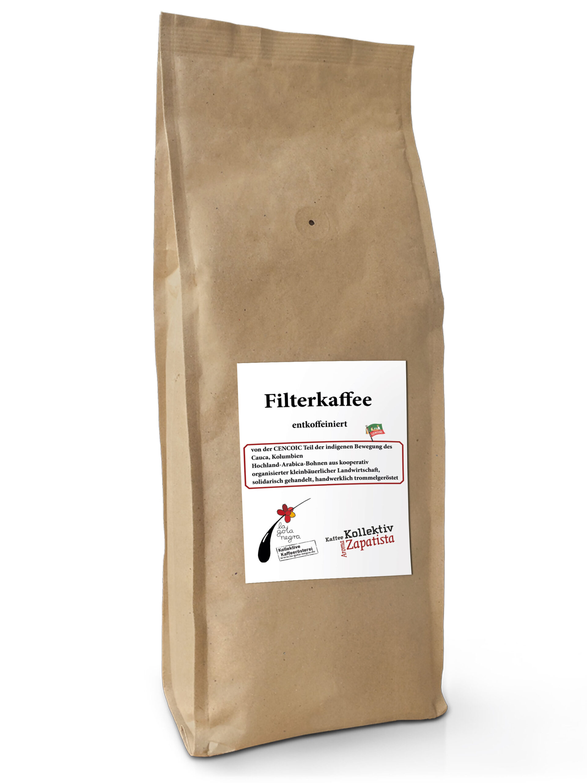 entkoffeinierter Filterkaffee from Kollektive Kaffeerösterei La gota negra